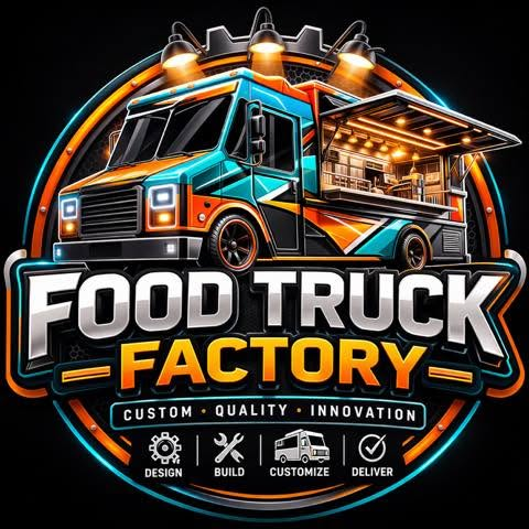Food Truck Factory custom quality innovation emblem